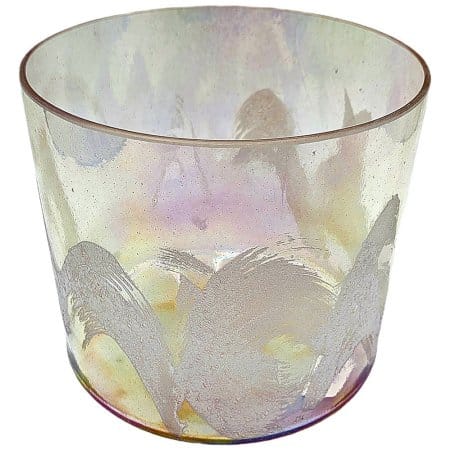 Bol de Cristal chantant Alchimique Avancé® Crystal Tones® chez Univers-Harmonie® 159366 Rhodochrosite Violet-Flame-Aura